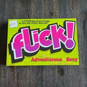 Flick The Fun Adventurous & Sexy Couple's Game Complete w/ Instructions